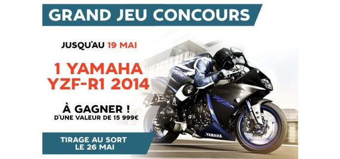 Motoblouz: 1 moto Yamaha YZF-R1 2014 à gagner