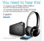 Amazon: 10 casques sans fil & 10 enceintes bluetooth portables Philips à gagner