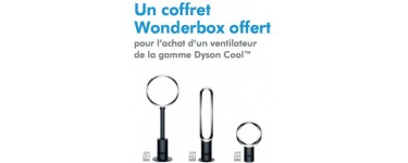 Boulanger: Un coffret Wonderbox bien être offert pour l'achat d'un ventilateur Dyson Cool