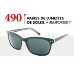 Optical Center: 490 paires de lunettes de soleil Excellence à gagner