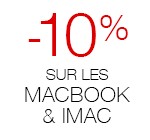 Fnac: - 10% sur les produits Apple : Macbook, iMac, Mac Pro & Mac mini
