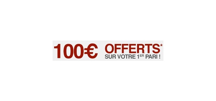 Betclic: 100€ offerts sur votre 1er pari sportif