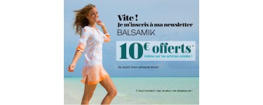 BALSAMIK: 10€ offerts pour 60€ d'achats (même sur les soldes)