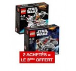 Fnac: 2 jouets LEGO Star Wars achetés = le 3ème offert