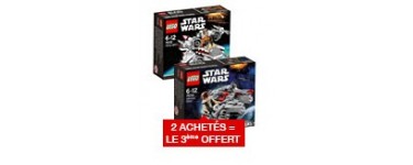 Fnac: 2 jouets LEGO Star Wars achetés = le 3ème offert