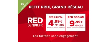 Groupon: 50% de remise sur les forfaits RED de SFR via Groupon.fr