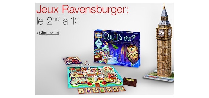 Amazon: Le second jeu Ravensburger à 1€