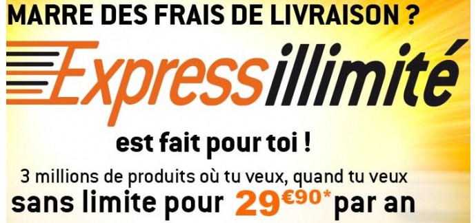Rue du Commerce: La livraison express illimitée pour 29,90€ par an