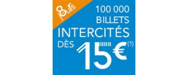SNCF Connect: Billets Prem's Intercités à partir de 15€
