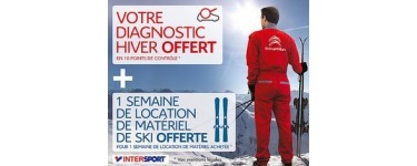 Citroën: Diagnostic hiver offert + 1 semaine de location de ski offerte