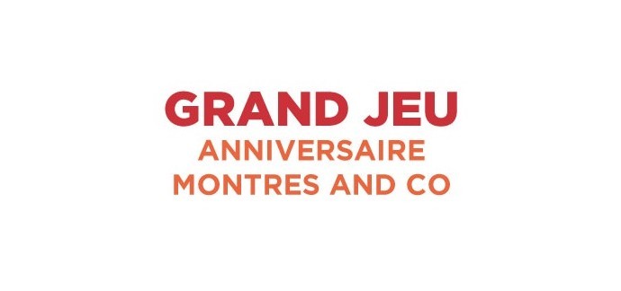 Montres & Co: Jusqu'à 1 000€ de chèques cadeaux à gagner 