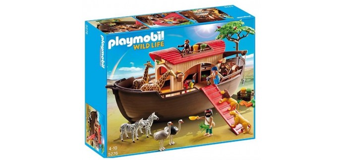 Auchan: Playmobil Arche de Noé avec animaux de la savane à 39,99€ au lieu de 69,99€
