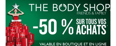 The Body Shop: 50% de réduction sur tout le site The Body Shop