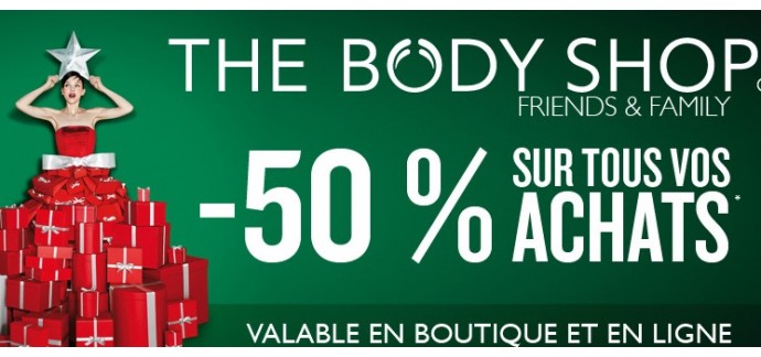 The Body Shop: 50% de réduction sur tout le site The Body Shop