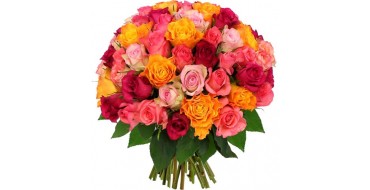 Florajet: 1 bouquet de 50 roses multicolores à gagner par jour