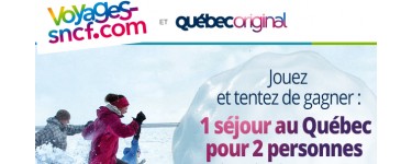 SNCF Connect: Un séjour au Québec pour 2 personnes en hôtel 4* à gagner