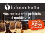 LaFourchette: Profitez de jusqu'à 50 % de réduction sur vos additions au restaurant