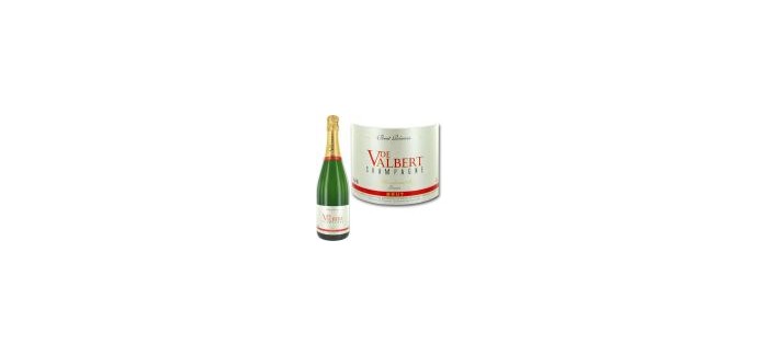 Cdiscount: La bouteille de champagne De Valbert Brut à 10,99€ au lieu de 20€