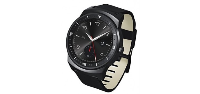 Amazon: Montre connectée LG G Watch R Android à 213,5€ au lieu de 269€