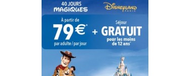 Disneyland Paris: Les 40 Jours Magiques chez Disneyland® Paris : séjour gratuit pour les - de 12 ans 
