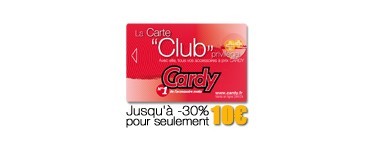 Cardy: Profitez de tarifs avantageux sur tous les équipements moto avec la Carte Club 