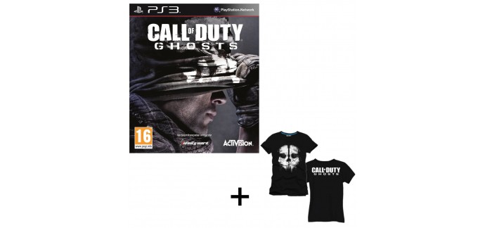 Auchan: Call of Duty Ghosts sur PS3 ou Xbox 360 + 1 Tshirt du jeu pour 10€ au lieu de 30€