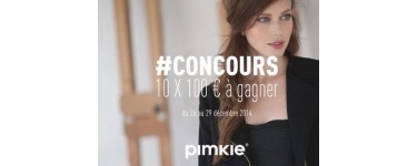 Pimkie: 10 cartes cadeaux Pimkie de 100€ à gagner sur Twitter