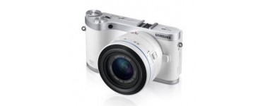 Fnac: Appareil Photo Hybride Samsung NX300 Blanc + Objectif 20-50 mm à 279,9€ au lieu de 599,9€