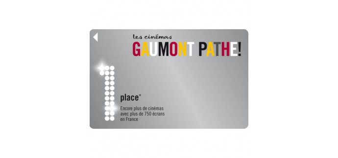 Groupon: 5,9€ la place de cinéma Gaumont et Pathé au lieu de 11,5€
