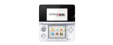 Amazon: 1 console Nintendo 3DS blanc artique + le bloc d'alimentation à 134€
