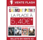 Showroomprive: 5,40€ la place de ciné Gaumont Pathé au lieu de 11,5€