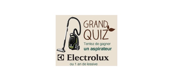 Carrefour: 10 aspirateurs Electrolux et 220 lots d'un an de lessive à gagner