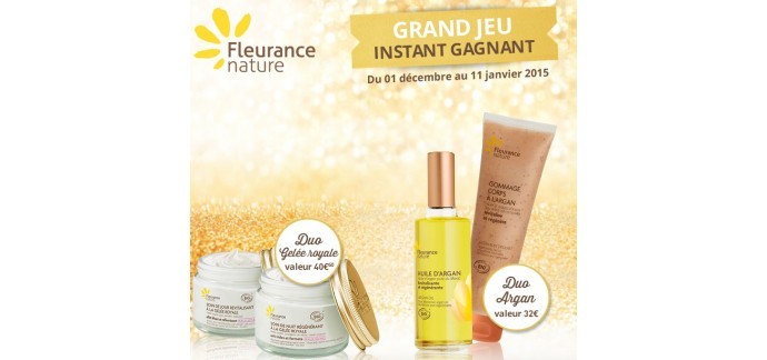 Fleurance Nature: 43 lots de 2 produits minceur, gelée royale ou argan Fleurance Nature à gagner