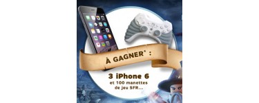 SFR: 3 iPhone 6 et 100 manettes de jeu SFR à gagner