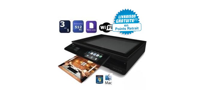 Cdiscount: Imprimante HP envy 120 All-in-one à 139,99€ au lieu de 249,90€