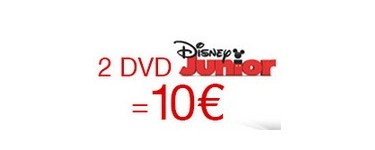 Fnac: 2 DVD Disney Junior pour 10€ (1 acheté = 1 offert)