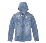 Celio*: Chemise en jean à capuche 100 % coton à 18,40€ au lieu de 45,99€