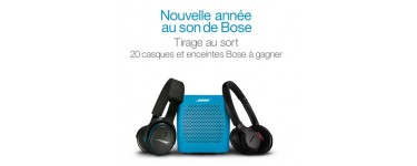 Amazon: 20 casques audio et enceintes Bose à gagner