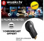 Rakuten: Achetez 5 films en streaming et recevez un Chromecast offert