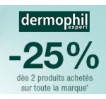 Monoprix: 25% de remise dès 2 produits de la marque Dermophil achetés