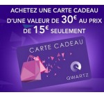 Rue du Commerce: Payez 15€ une carte cadeau de 30€ à valoir dans le centre commercial QWART