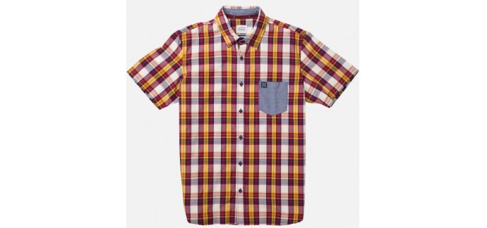 Oxbow: Chemise Homme Tigom - Amarante à 22€ au lieu de 55€