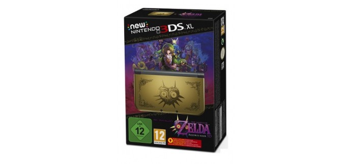 Materiel.net: Pack Nintendo New 3DS XL - The Legend of Zelda Majora's Mask à 229,99€
