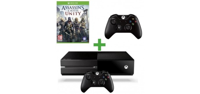Cdiscount: XBOX One + Jeu Assassin's Creed Unity + 2e Manette pour 399€