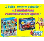 Cdiscount: 1 boite Playmobil achetée = 2 invitations au Playmobil FunPark offertes
