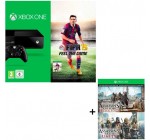 Auchan: Console Xbox One 500 Go + Fifa 15 + Assassin's Creed Unity & Black Flag à 399€