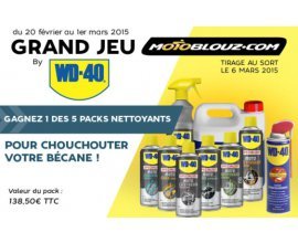 Motoblouz: Pack de nettoyage WD40 à gagner par tirage au sort