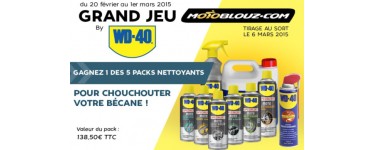 Motoblouz: Pack de nettoyage WD40 à gagner par tirage au sort