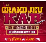 KFC: 1 voyage à NYC, 100 KFC American Burger et des bons de réduction à gagner