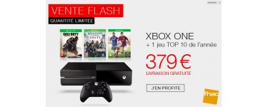 Fnac: La Xbox One + 1 jeu de la sélection (Evolve, Fifa15, Far Cry 4, ...) pour 379€